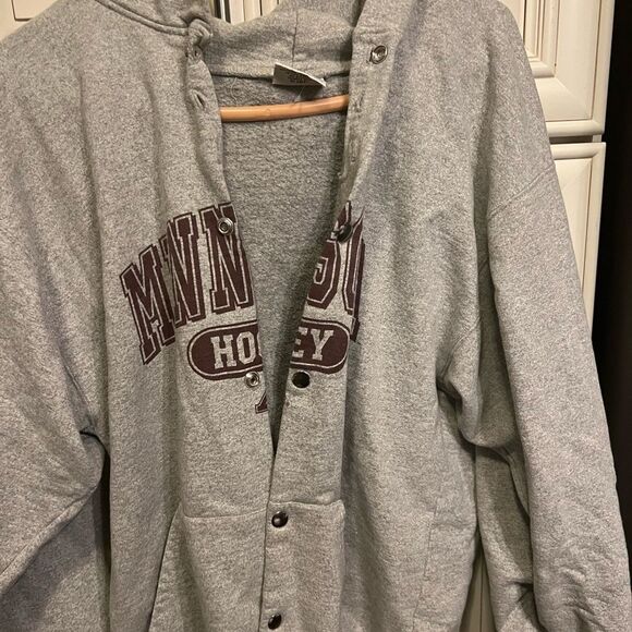Vintage Cotton Exchange Sweatshirt Minnesota Hockey, Size L - Made in USA - Picture 6 of 9